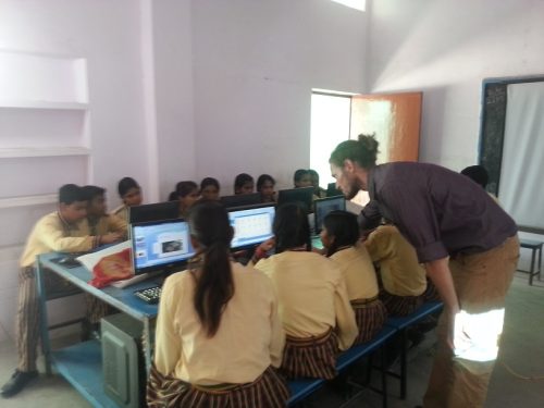 Computer class, India